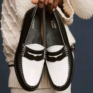🆕 G.H. Bass & Co. Woman’s Black and White Weejuns Loafers